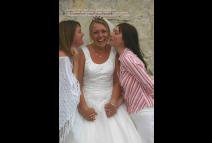 kissing the bride